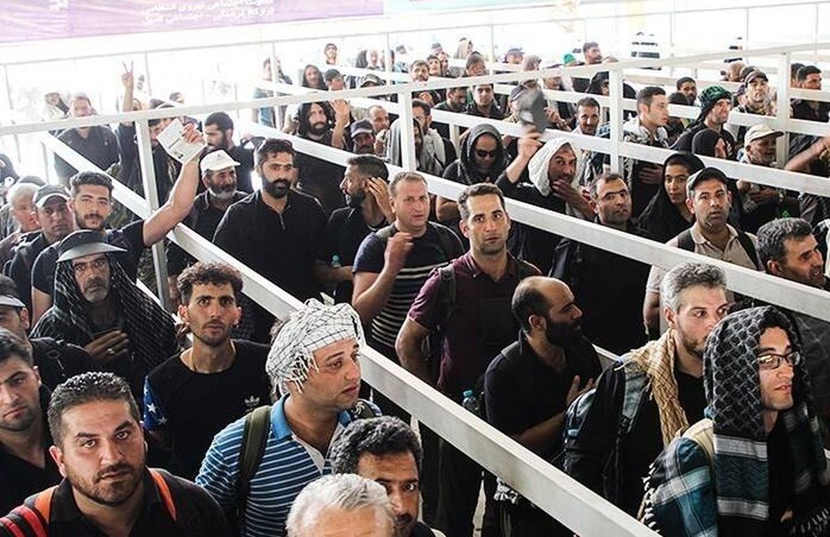 مرز مهران از ساعت ۲ بعداز ظهر برای ورود به عراق بسته می‌شود